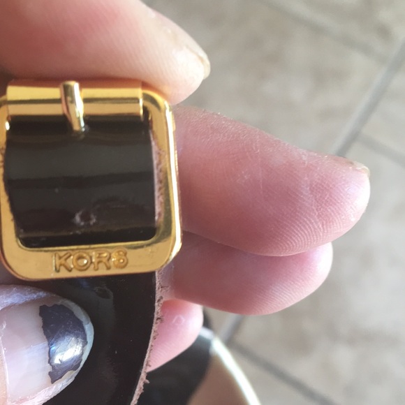 Beautiful Michael Kors Black Wedge Shoes - Picture 5 of 5